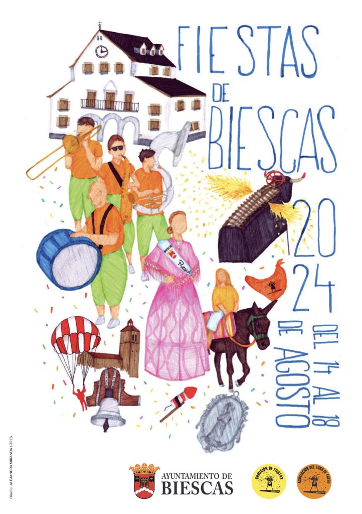 Cartel de las Fiestas de Biescas